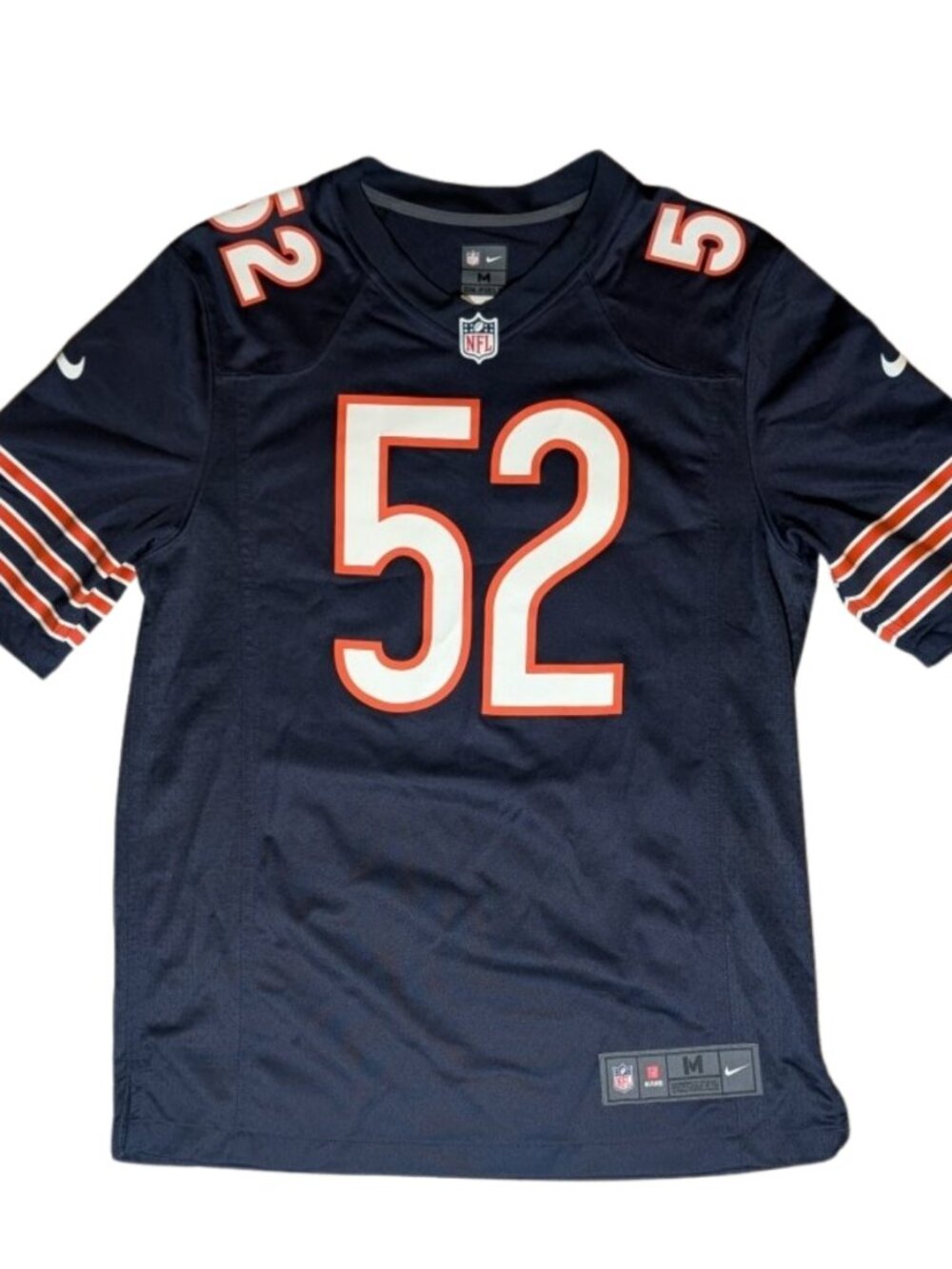 Nike Khalil Mack Chicago Bears NFL Game Jersey Mens Medium M Navy #52 GSH